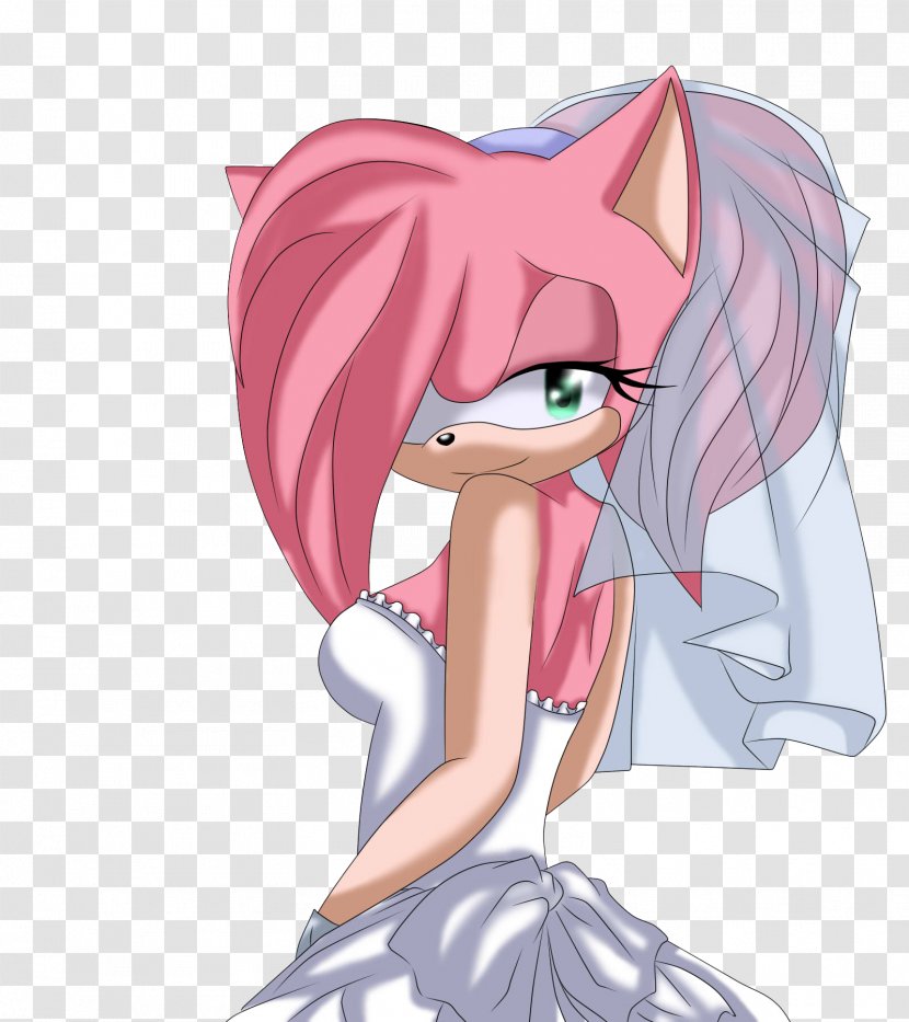 Amy Rose Cream The Rabbit Sonic Hedgehog Character - Silhouette Transparent PNG