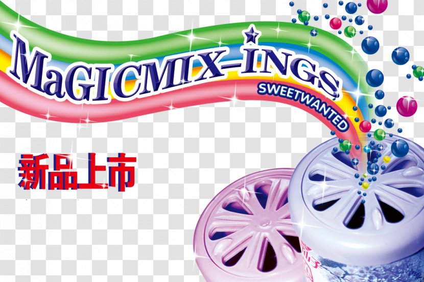 Poster - Text - Chewing Gum New Arrivals Transparent PNG