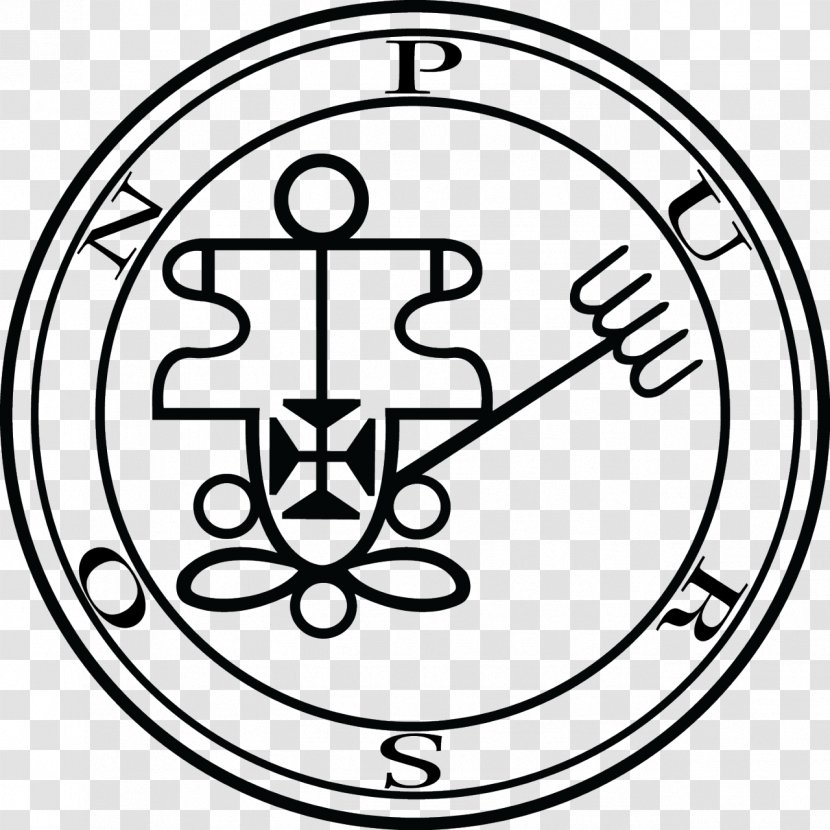 Lesser Key Of Solomon Sigil Goetia Demon Seal - Magic Transparent PNG