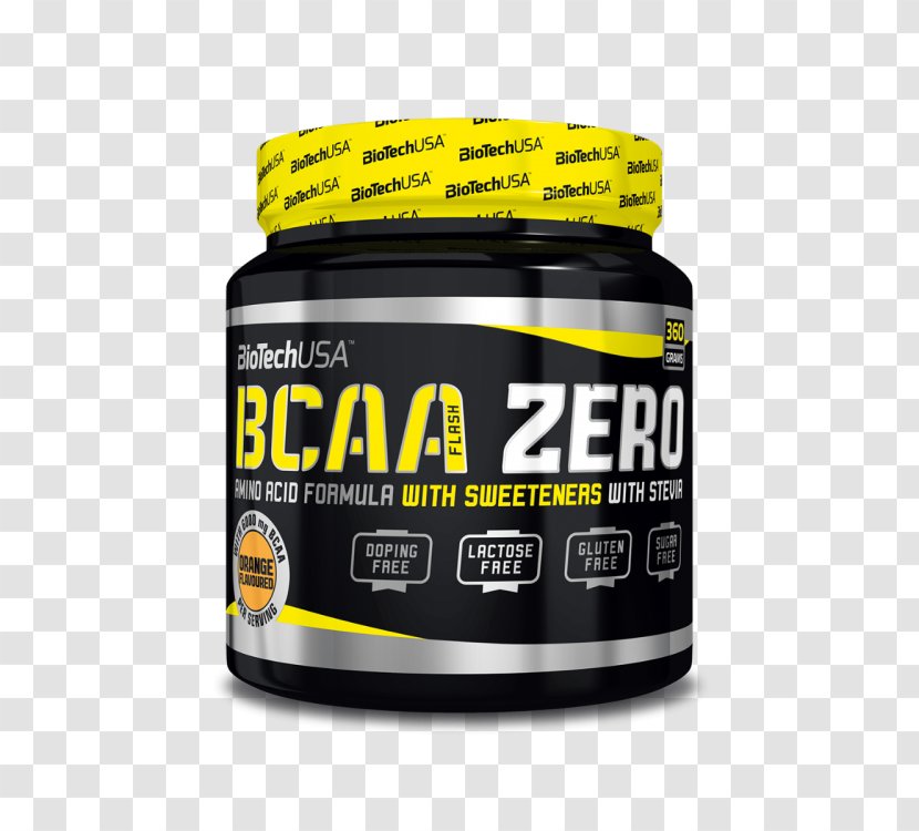 Dietary Supplement Branched-chain Amino Acid Essential Leucine - Yellow - Biotech Usa Transparent PNG