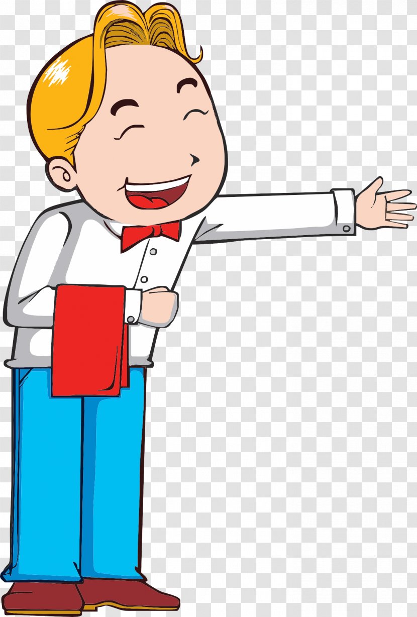 Waiter Download Clip Art - Watercolor - Welcome To The Restaurant Transparent PNG