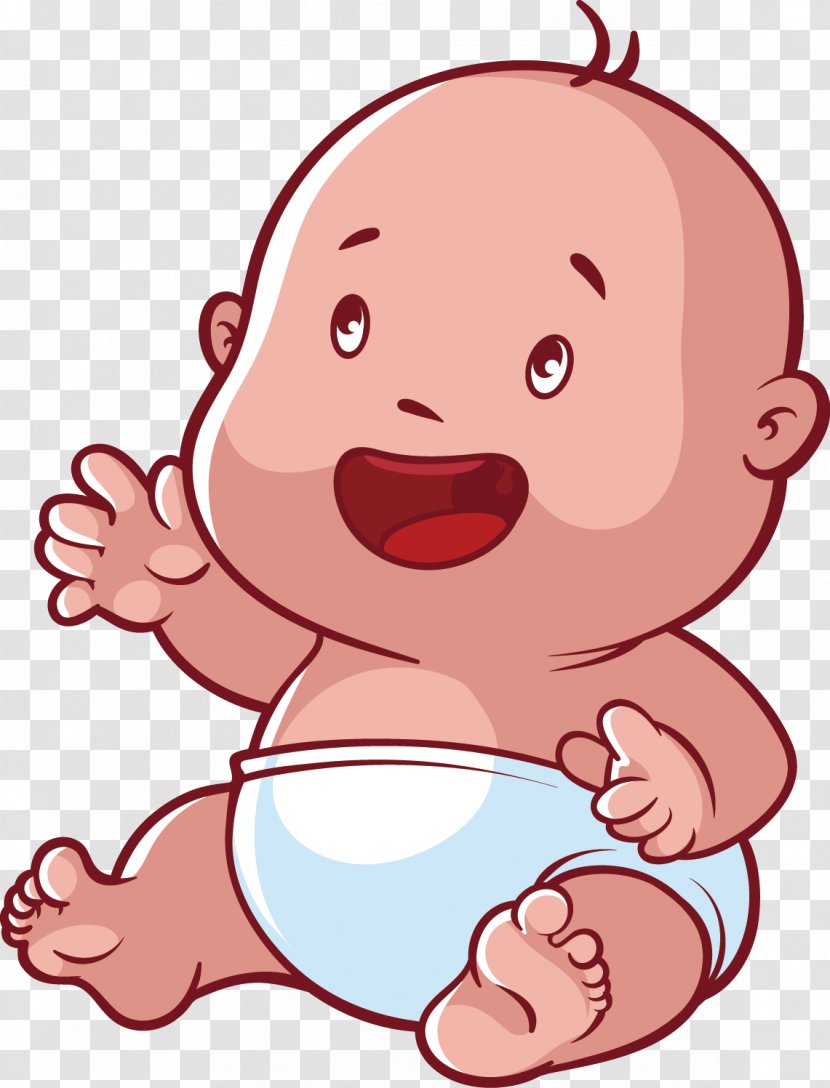 Infant Drawing Crying Cartoon Clip Art - Baby Transparent PNG