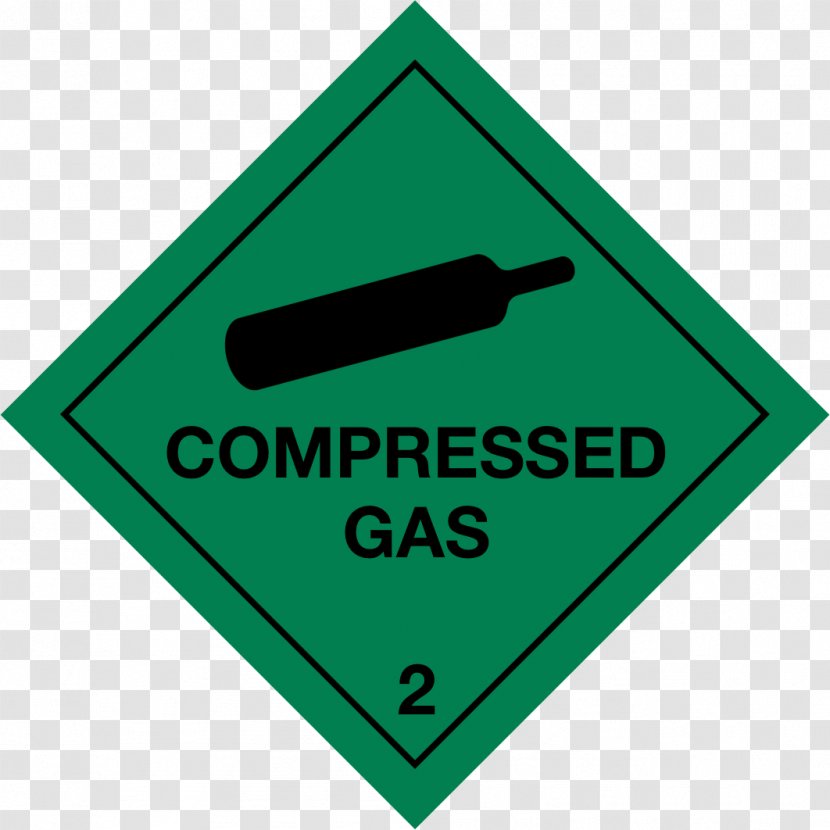Sign Gas Cylinder Combustibility And Flammability Label - Area - Symbol Transparent PNG