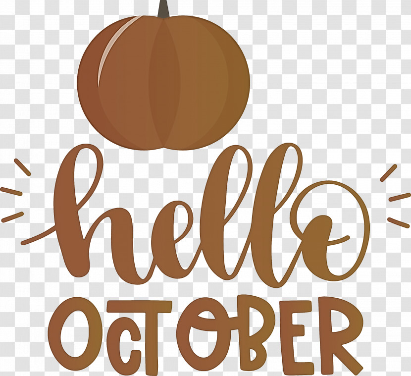 Hello October October Transparent PNG