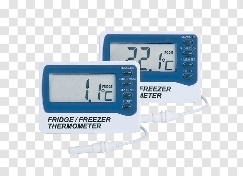 Thermometer Refrigerator Sensor Termómetro Digital Temperature - Freezers Transparent PNG