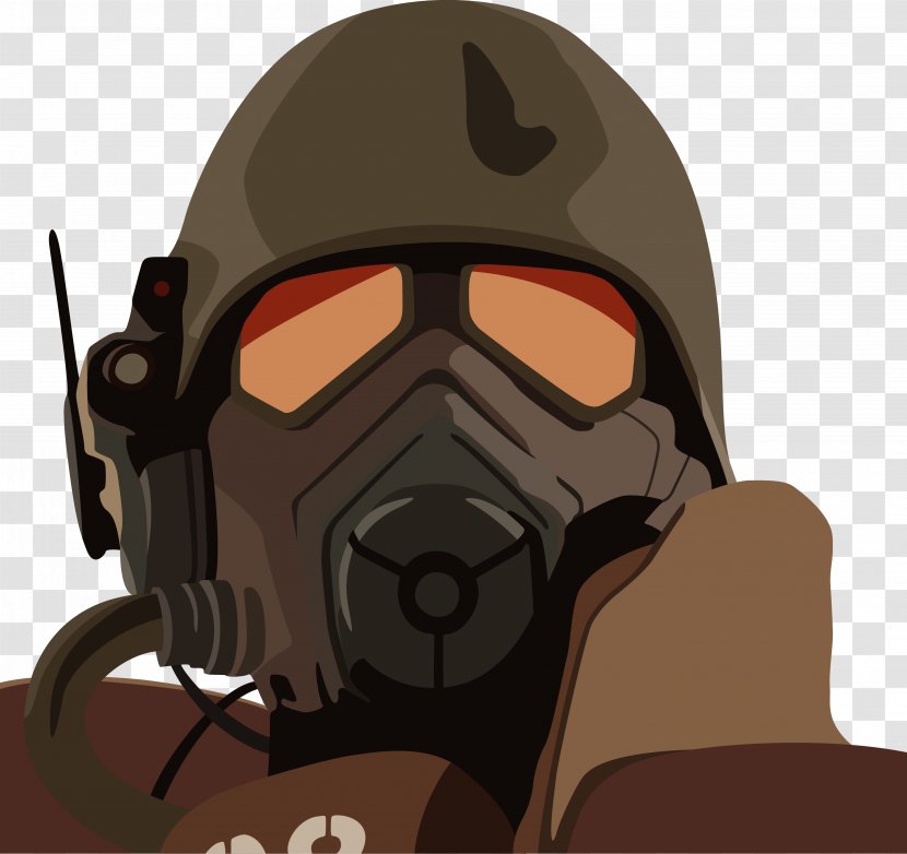 Drawing Fallout 4: Nuka-World Video Game Clip Art - Diving Mask - Gas Transparent PNG