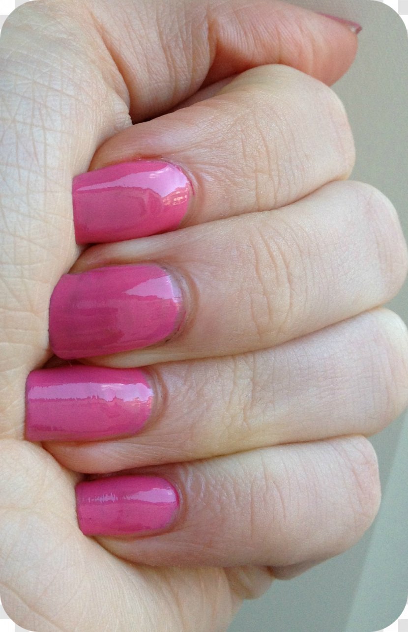 Nail Polish Hand Model Manicure Pink M - Magenta Transparent PNG