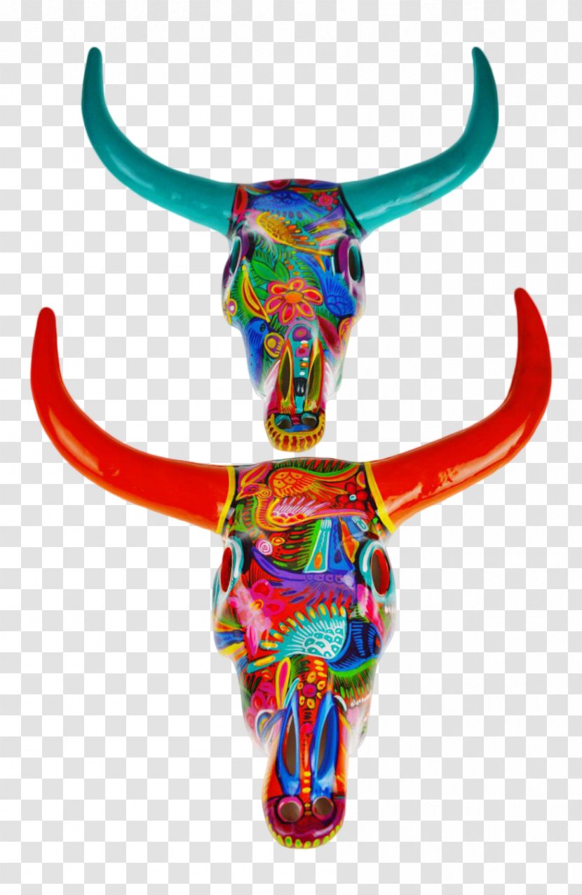 Image Painting Horn Skull Art - Plaster - Animal Figure Transparent PNG
