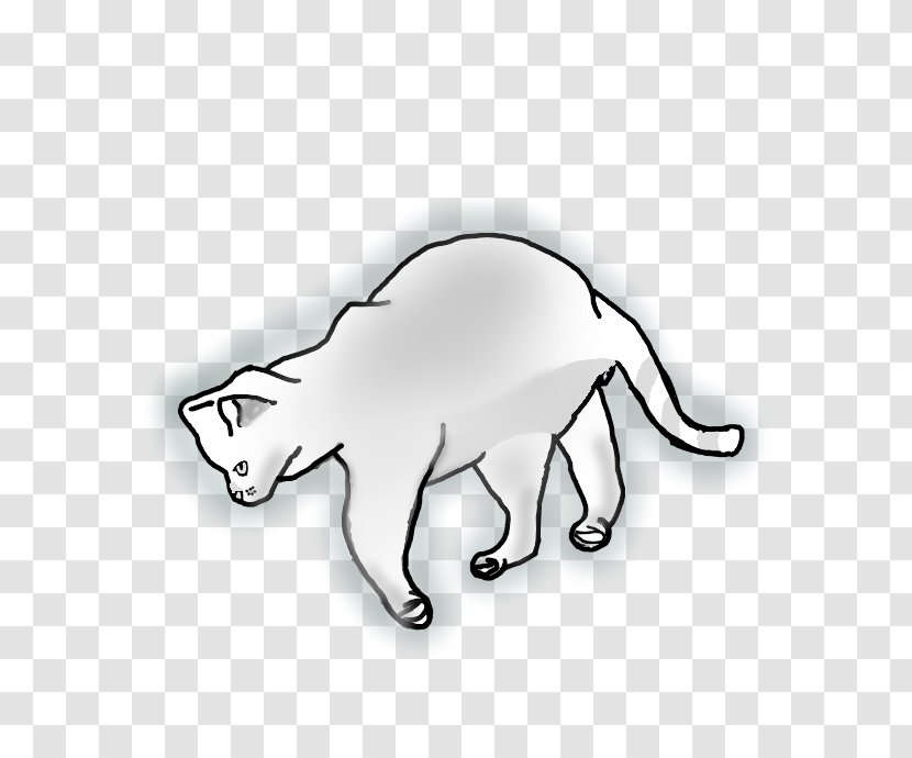 Cat Dog Canidae Line Art Wildlife - Mammal - Water Fall Transparent PNG