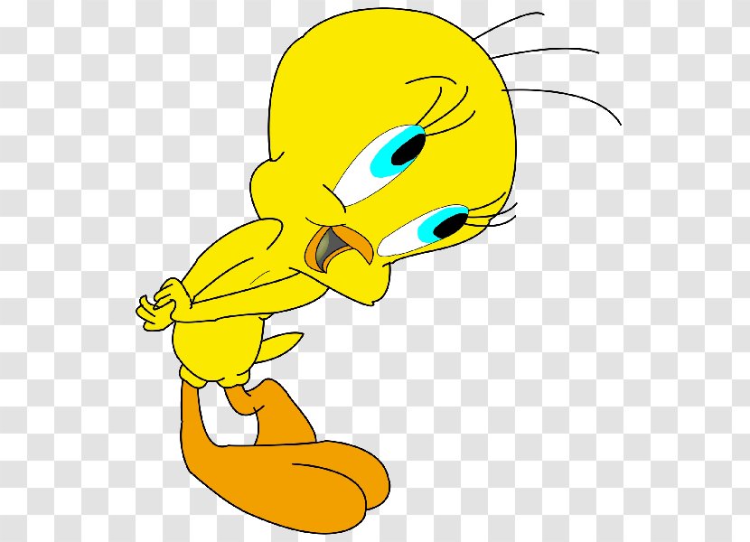 Tweety Sylvester Tasmanian Devil Bugs Bunny Daffy Duck - Yellow - Mickey Mouse Transparent PNG