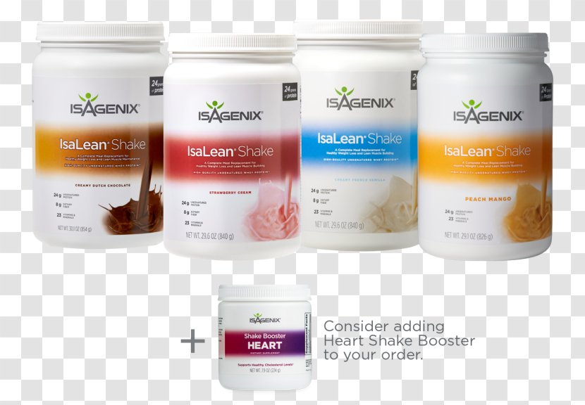 Milkshake Isagenix International Isalean Shake Whey Protein Meal Replacement - Health Transparent PNG