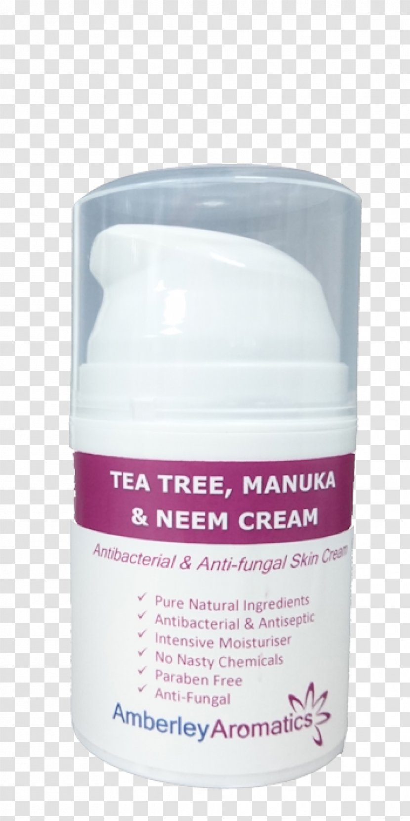 Cream Lotion Antifungal Skin Mānuka Honey - Amberley Aromatics - M%c4%81nuka Transparent PNG