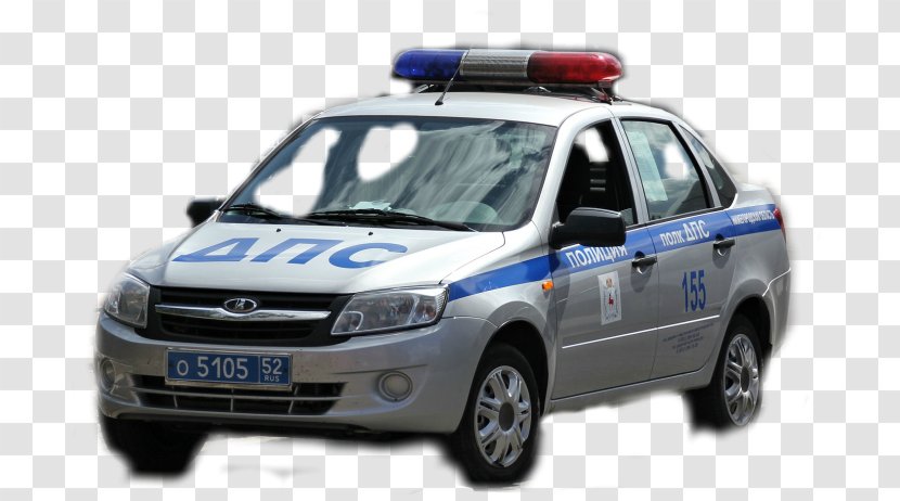 LADA Granta Car Lada Kalina Police - Automotive Design Transparent PNG