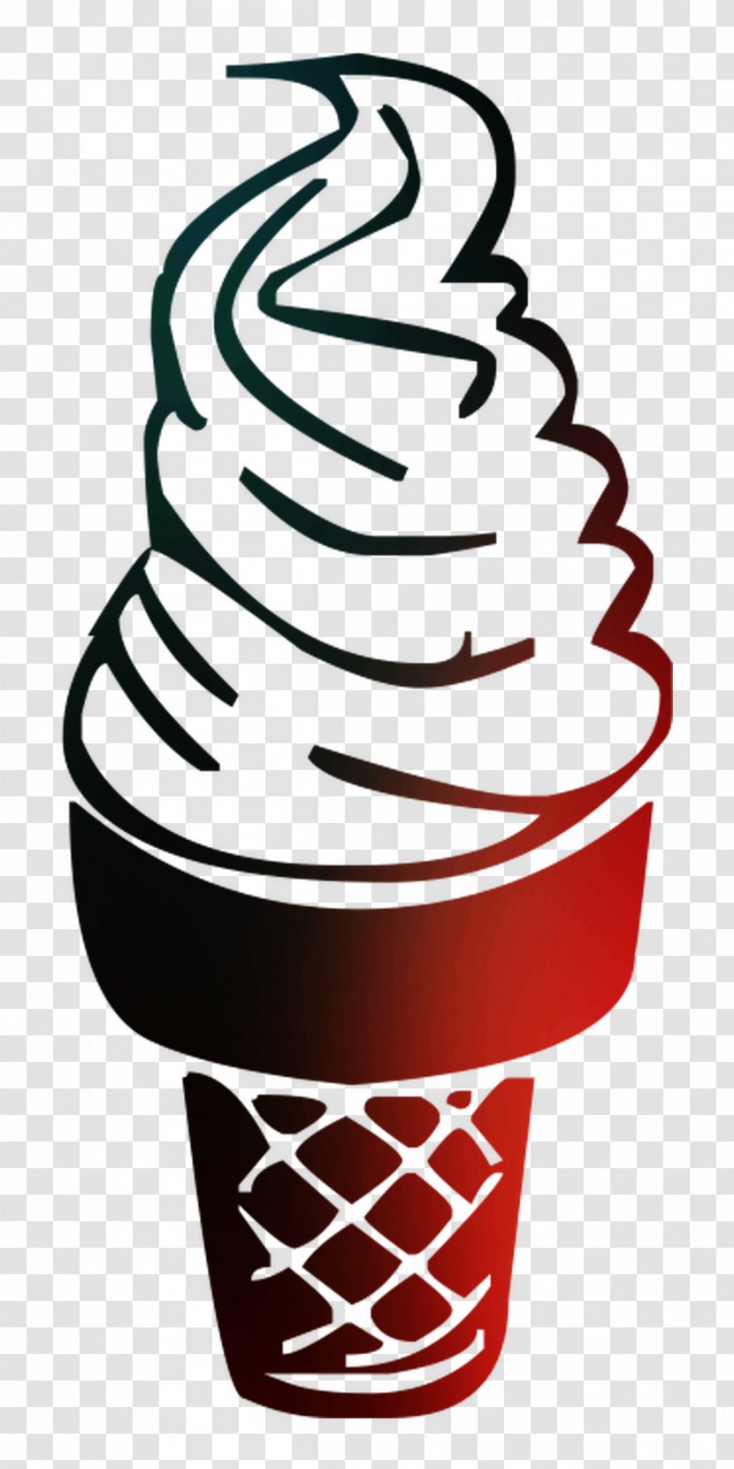 Ice Cream Cones Clip Art Product Design Line - Cone - Dairy Transparent PNG