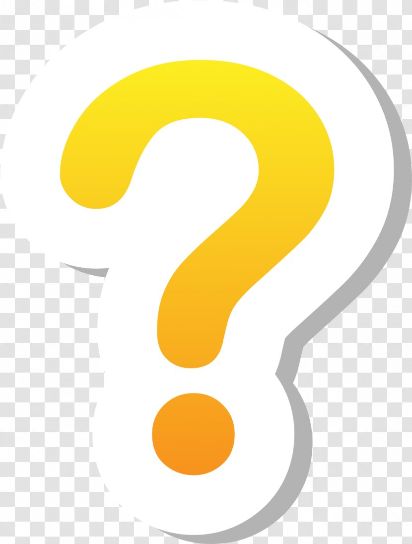 Question Mark Adobe Illustrator Icon - Pale Yellow Transparent PNG