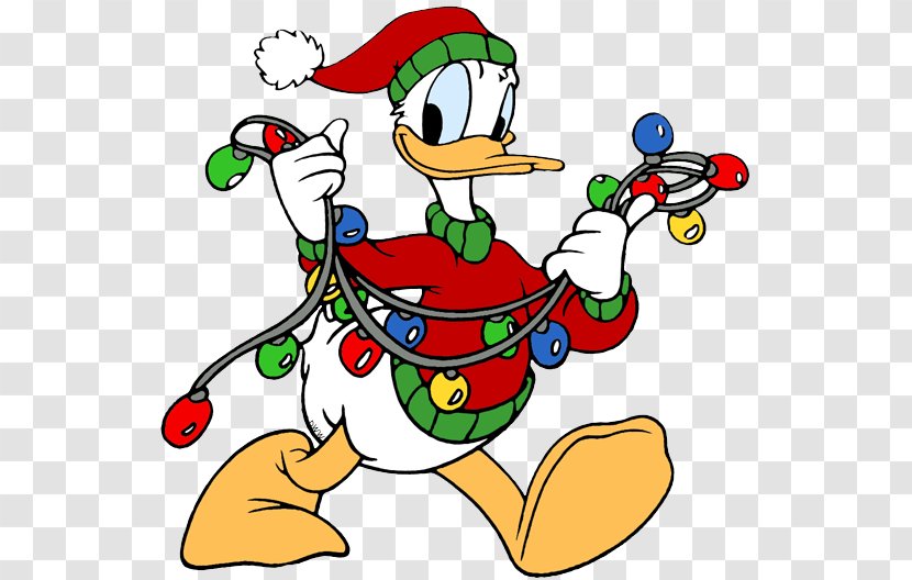 Donald Duck Daisy Minnie Mouse Mickey Pluto - Christmas Cliparts Transparent PNG