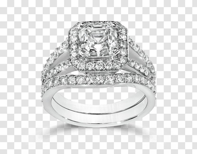 Engagement Ring Diamond Cut Wedding Jewellery - Bling - Cubic Zirconia Bridal Sets Transparent PNG