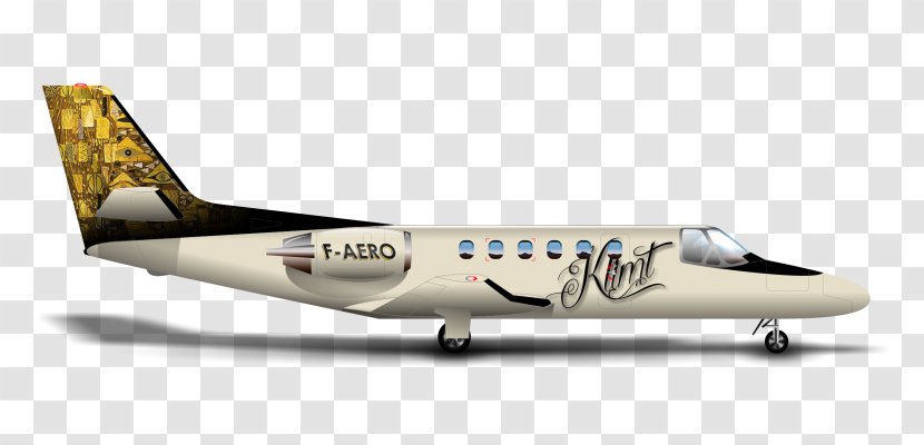 Narrow-body Aircraft Air Travel Business Jet Propeller - Flap - Gustav Klimt Transparent PNG