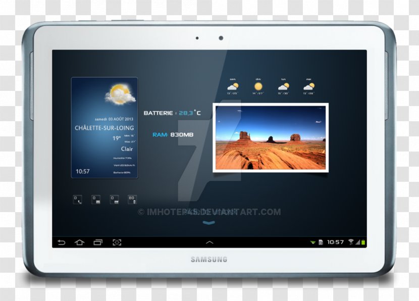 Brand Tablet Computers - Technology - Samsung Galaxy Note 10.1 Transparent PNG