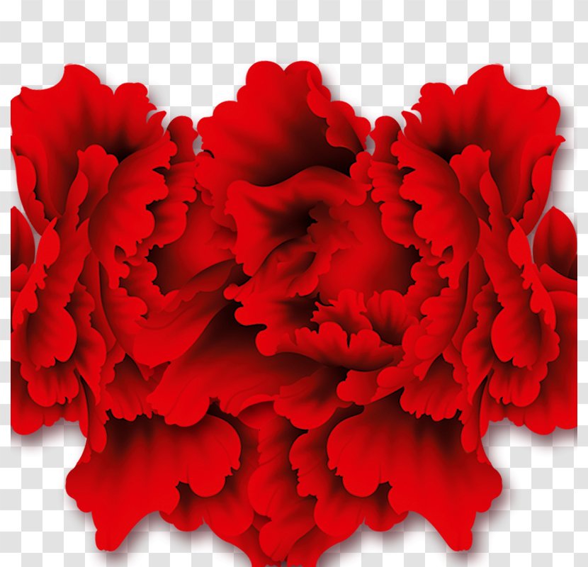 Carnation Cut Flowers Floral Design Red - Template - Creative Lantern Festival Transparent PNG