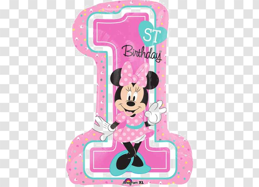 Minnie Mouse Mickey Birthday Balloon Party Transparent PNG