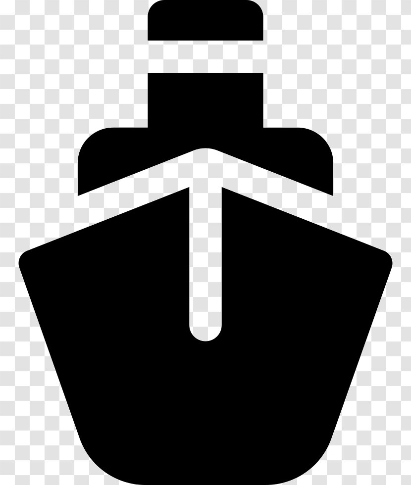 Arrow - Symbol - Blackandwhite Logo Transparent PNG