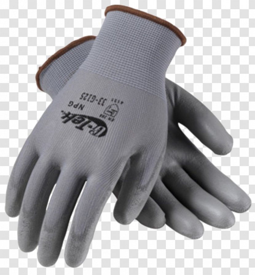 Glove Finger Nylon Polyurethane - Hand Model - Rubber Transparent PNG