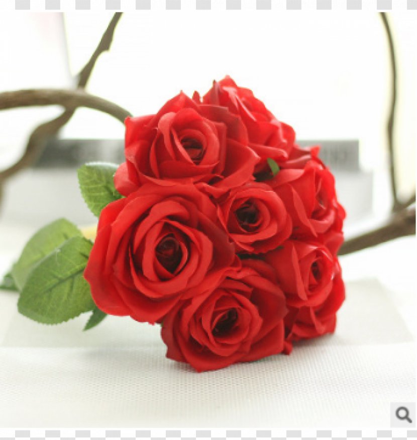 Artificial Flower Bouquet Wedding Rose - Christmas Decoration - Decorative Flowers Transparent PNG