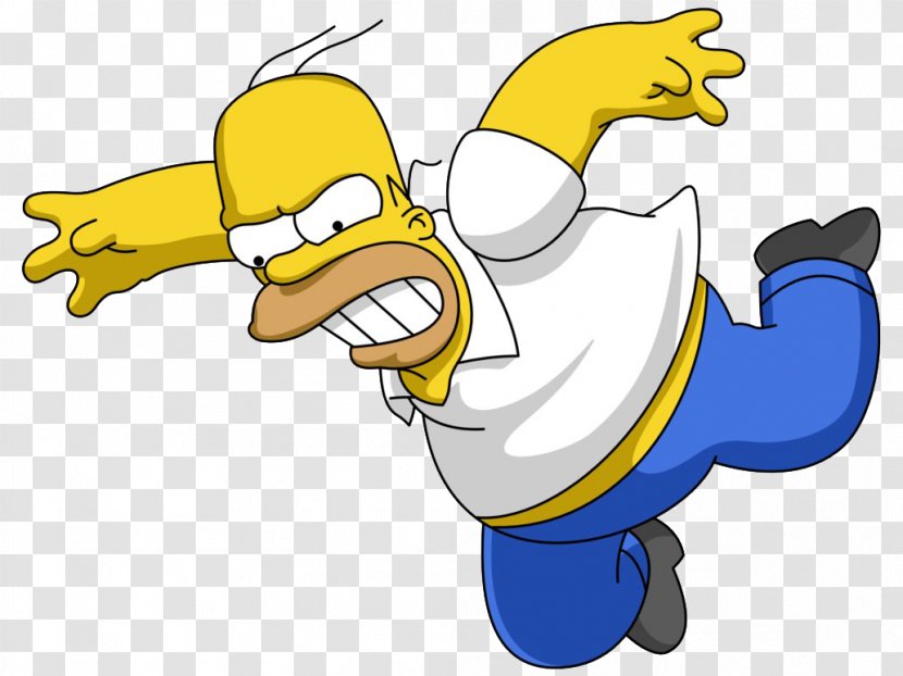 Homer Simpson Bart Lisa D'oh! Clip Art - Finger - Homero Transparent PNG