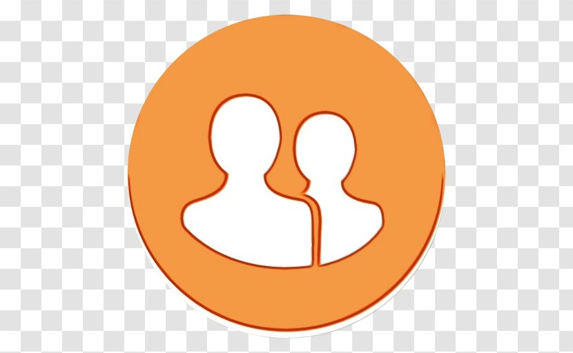 Social Media Logo - Symbol - Orange Transparent PNG