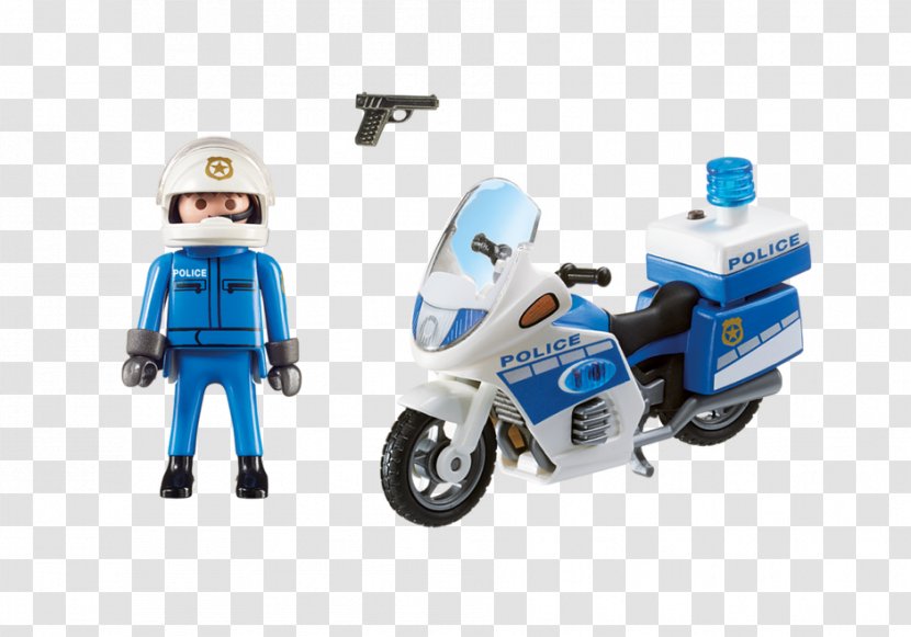 Light Police Motorcycle Playmobil - Motor Vehicle Transparent PNG