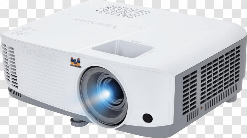 Multimedia Projectors Super Video Graphics Array ViewSonic Digital Light Processing - Electronics Accessory - Projector Transparent PNG