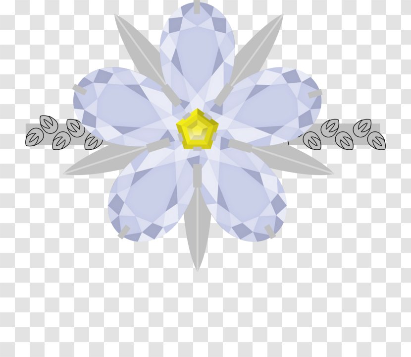 Blue Iris Flower - Scorpion Grasses - Wildflower Jewellery Transparent PNG