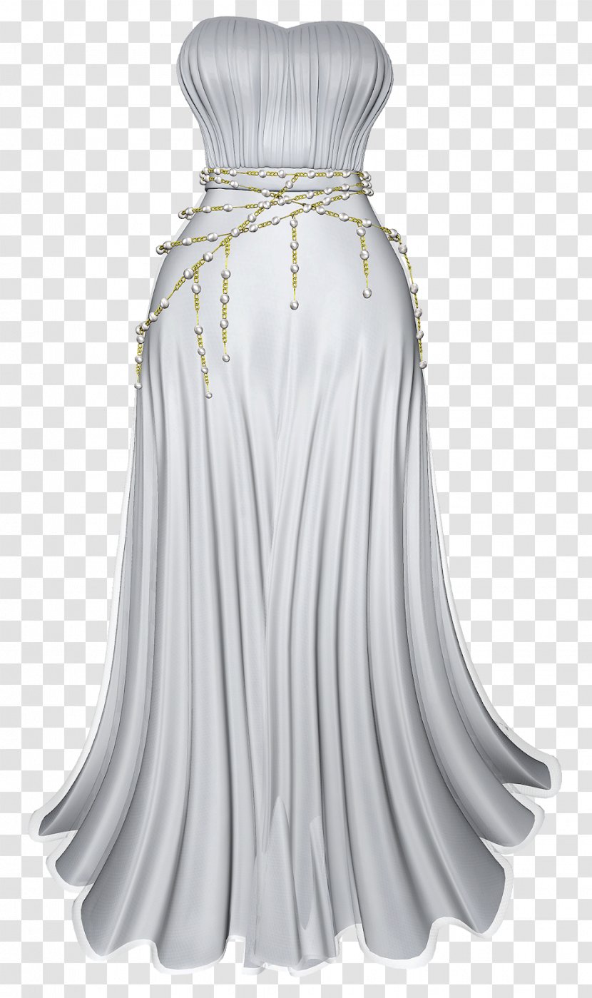 Wedding Fashion - Strapless Dress - Satin Bridal Clothing Transparent PNG