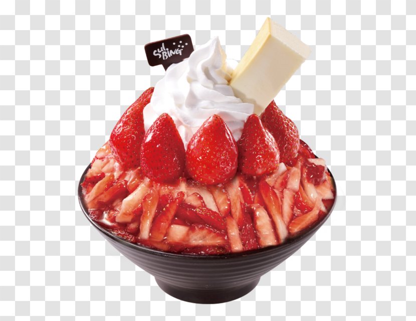 Hakata Station Kakigōri SULBING TENJIN ソルビン 天神 博多店 Cheesecake - Strawberry Transparent PNG