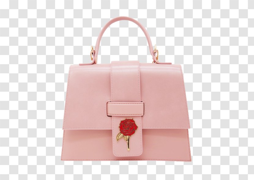 Handbag Pink Leather Satchel Duffel Bags - Red - Bag Transparent PNG