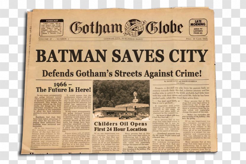 Newspaper Globe Gotham Transparent PNG