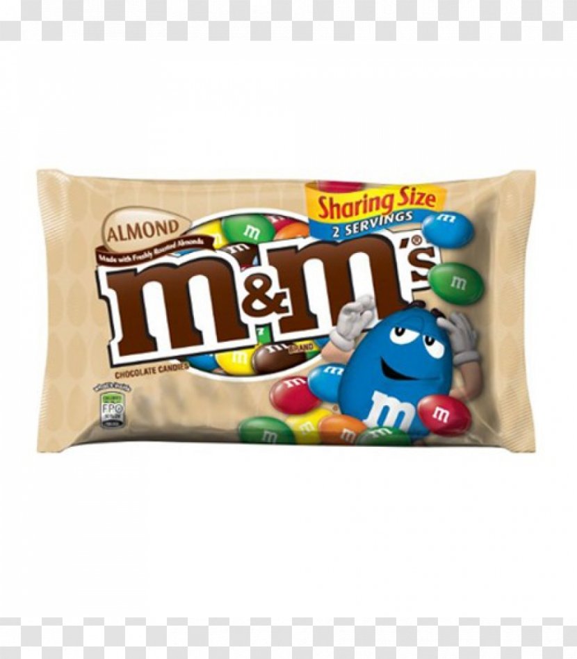 M&M's Crispy Chocolate Candies Almond Bar Candy - Food Transparent PNG