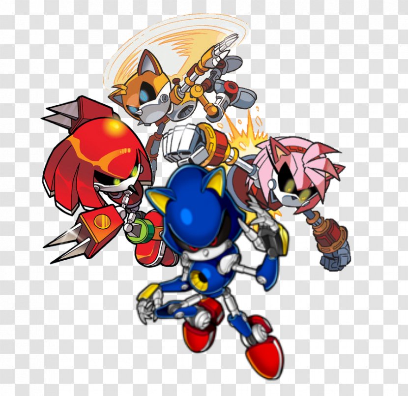 Metal Sonic Doctor Eggman CD The Hedgehog 2 Heroes Transparent PNG