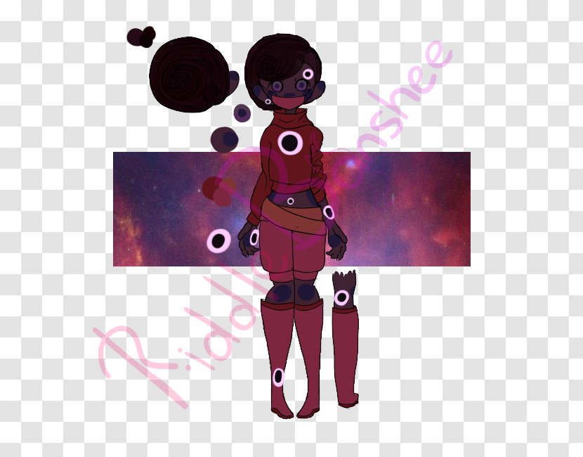 Figurine Cartoon Character Fiction - Purple - Blackhole Transparent PNG