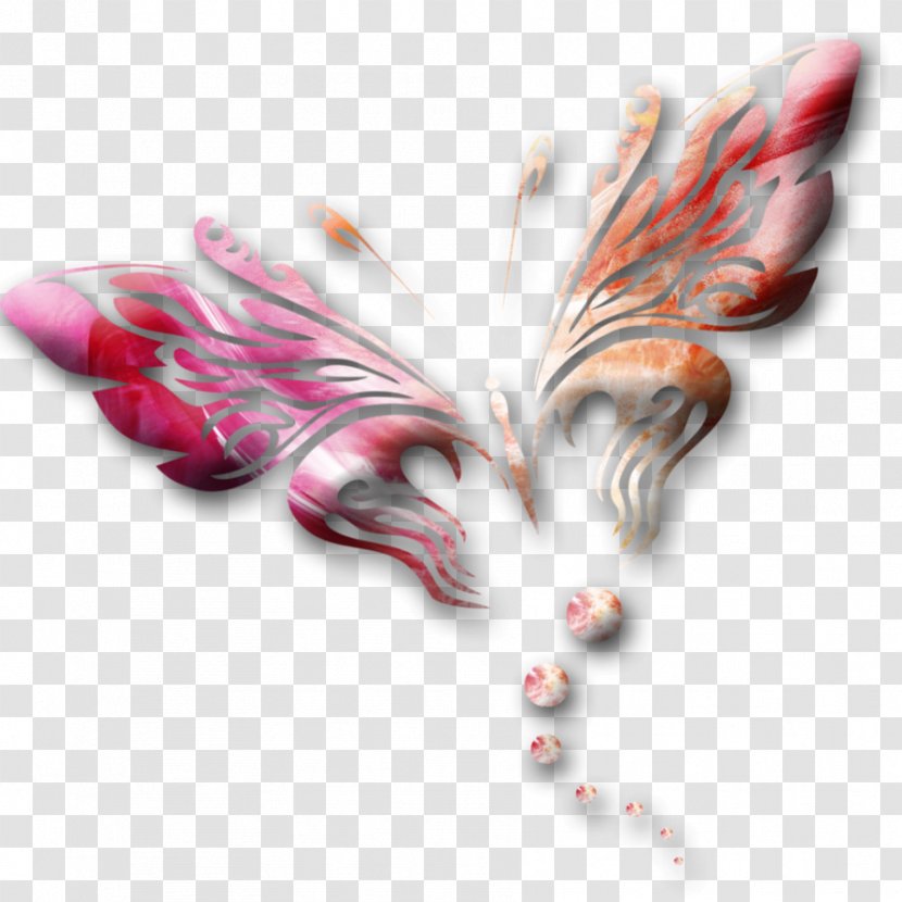Butterfly Clip Art - Metamorphic Technique - Pink Clipart Transparent PNG