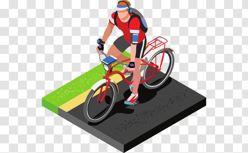 Bicycle Road Cycling Vector Graphics Mountain Bike - Recreation Transparent PNG