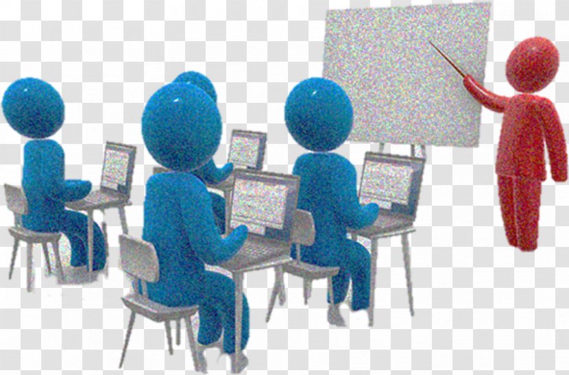 Classroom Cartoon - Computer - Chair Transparent PNG
