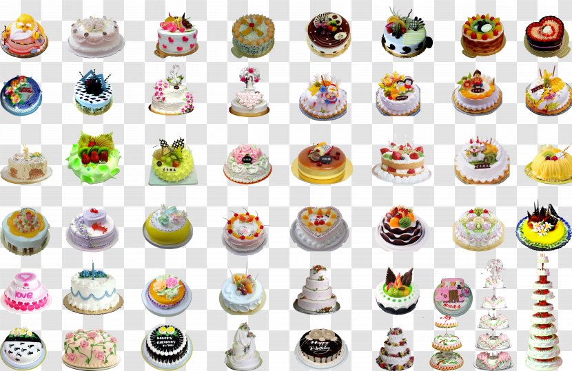 Ice Cream Birthday Cake - Collection Transparent PNG