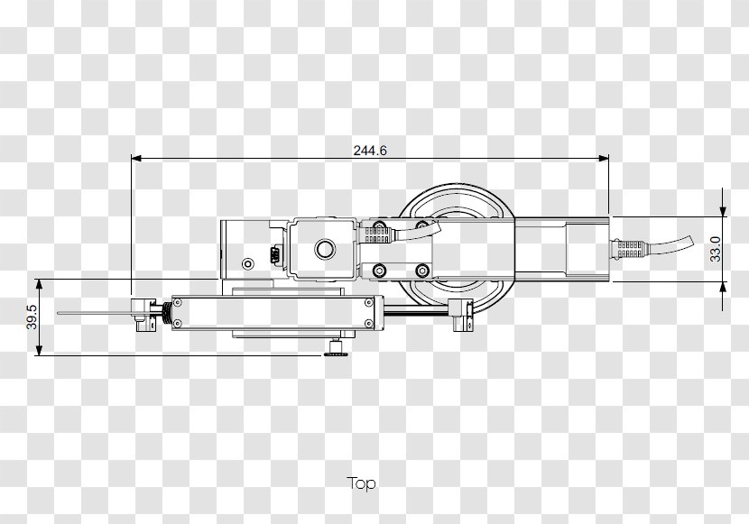 Micromanipulator Scientifica Technical Drawing Diagram - Dr Sharnell Muir Transparent PNG