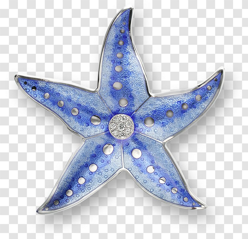 Starfish Earring Brooch Sterling Silver - Swarovski Ag - Story For Teachers Transparent PNG