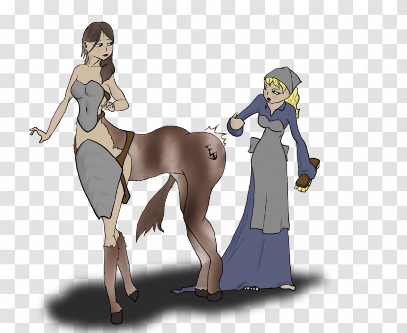 Cartoon Drawing Horse - Frame - Centaur Transparent PNG