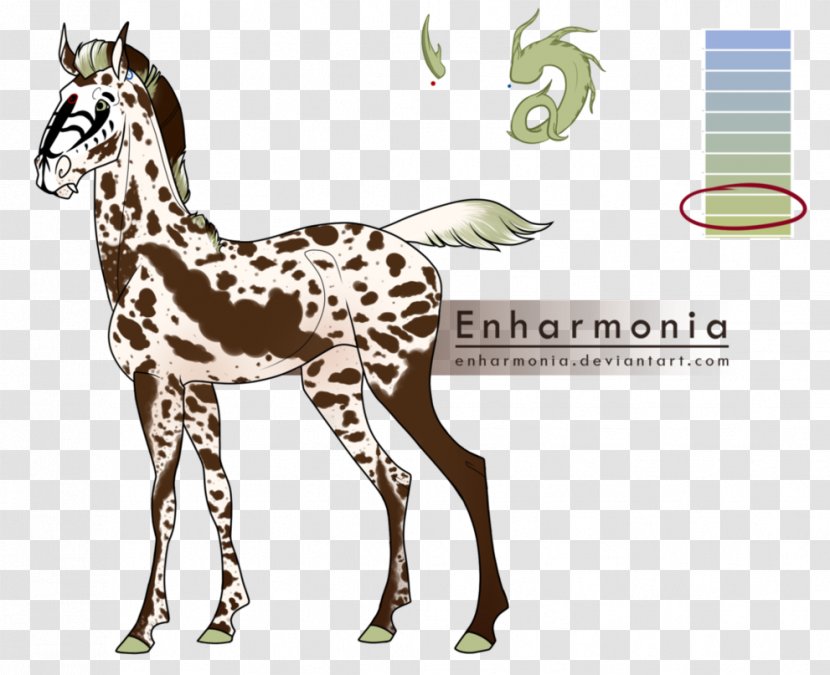 Giraffe Horse Mammal Fauna Cartoon - Tail Transparent PNG