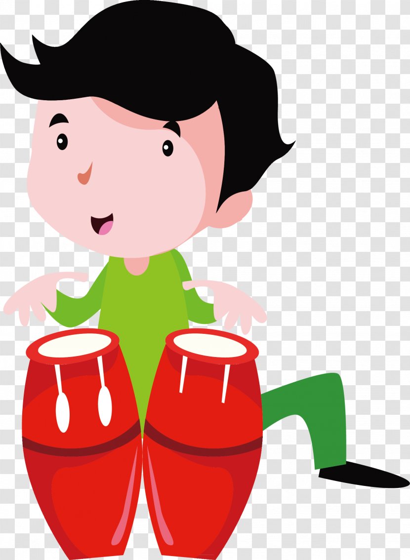 Musical Instruments Drum - Watercolor - Hand-painted Character Student Transparent PNG