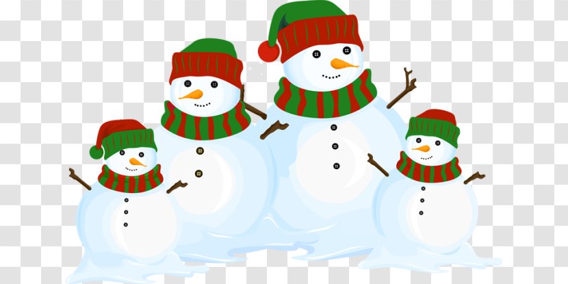 Snowman Clip Art - Family - Sand Transparent PNG